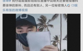 吃瓜娱乐间蔡徐坤,娱乐圈的迷因狂欢与真相迷雾”
